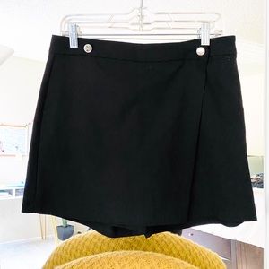 Black Skort/Skirt with Shorts